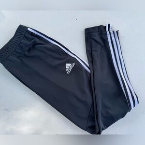 adidas Black Joggers with White Accents